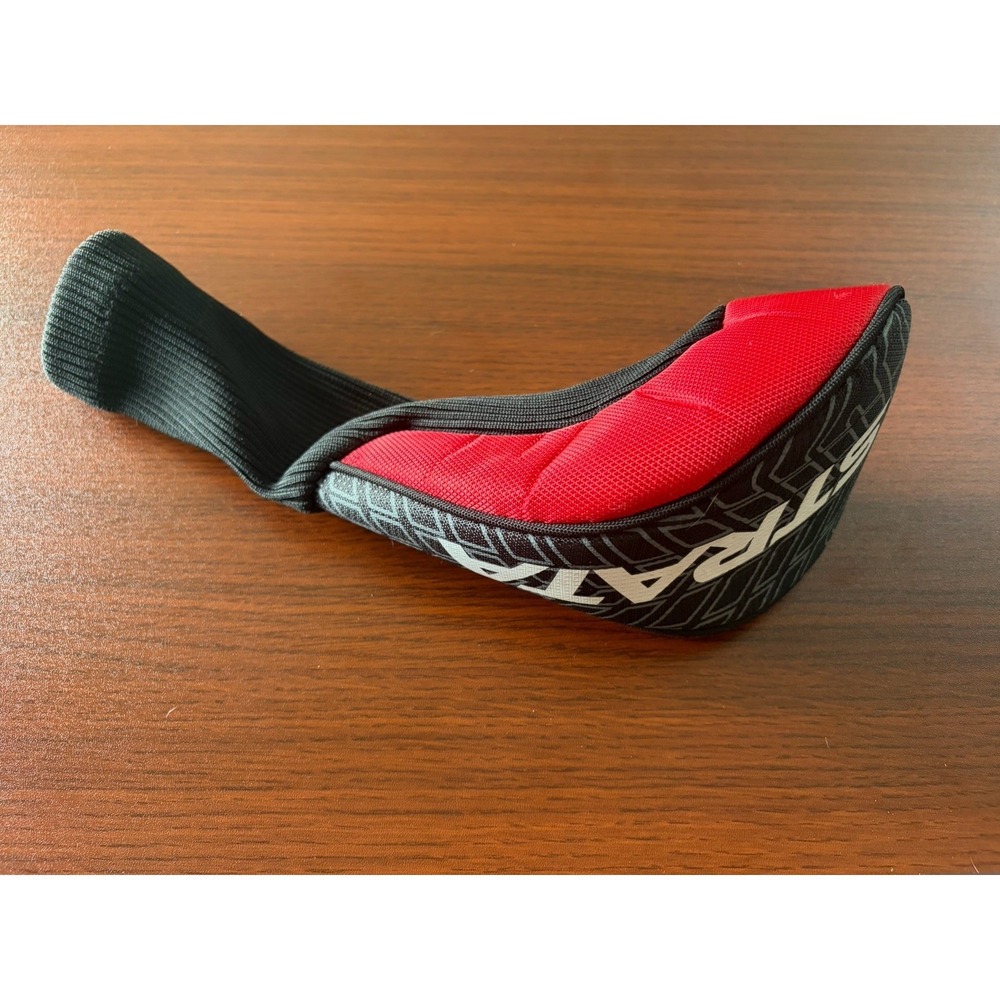 Strata Golf 3 Wood Golf Club Headcover Pullover Sock Style Red Black Gray White